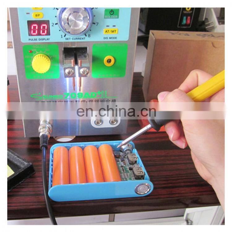3 In 1 220V SUNKKO 709AD+ Pulse Battery Spot Welder For 18650 Battery Pack Welding+70B Welding Pen