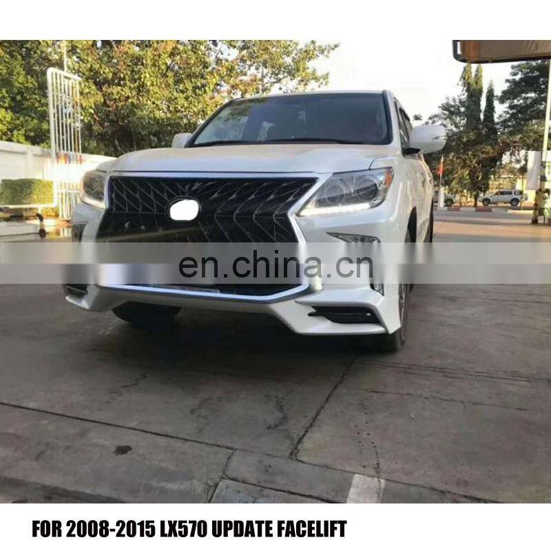 New arrival bumper tuning LX old change nuw facelift body kit for 2008-2015 LX570