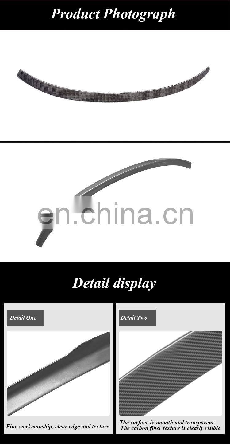 Runde Auto Accessories P Style Carbon Fiber Rear Spoiler Wing for 2014-2018 BMW X4 F26 Spoiler