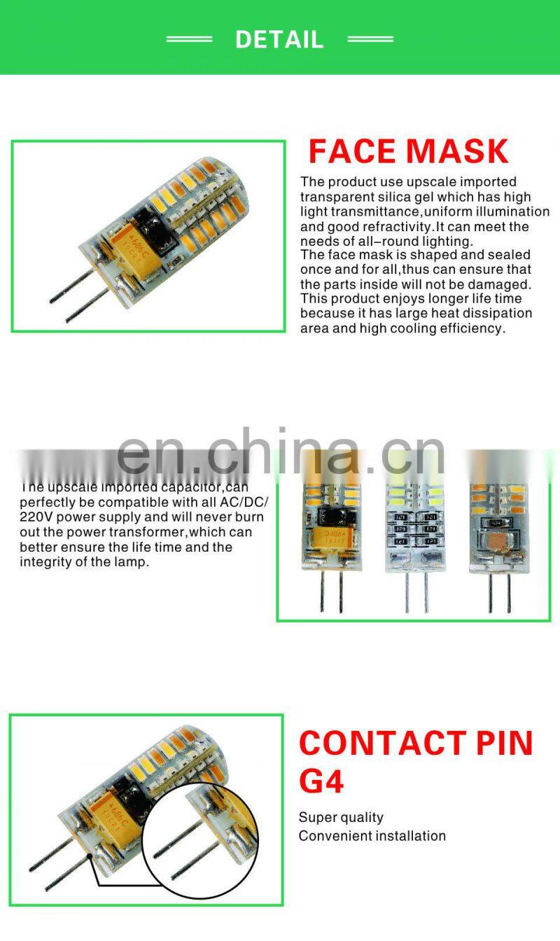 G4 LED Bulb AC DC 12V 220V 3w 5w 6w Replace 10w 20w 30w halogen Light 360 Beam Angle G4 Christmas LED Lamps