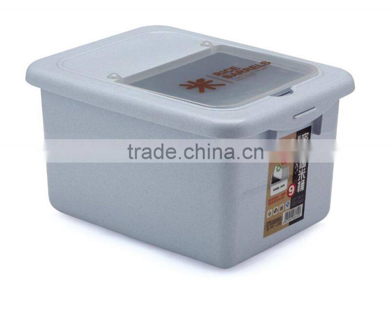 Japanese Style Plastic Rice Storage Container Hold 10kgs Rice