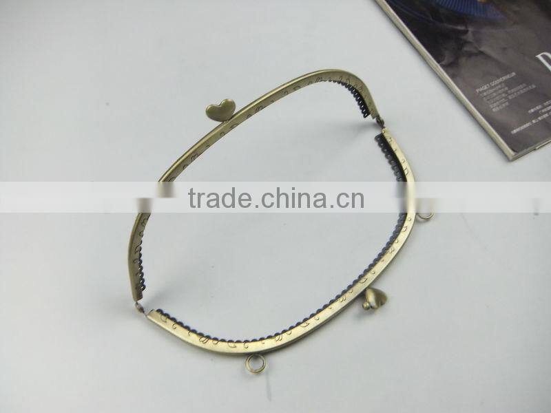 NEW!Antique Brass Metal Vintage Sewing DIY Frame China Direct Supplier Purse Frame With Clasp