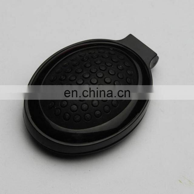 Customized Mini Pocket Size Oval Shaped Foldable Hair Brush with Mirror