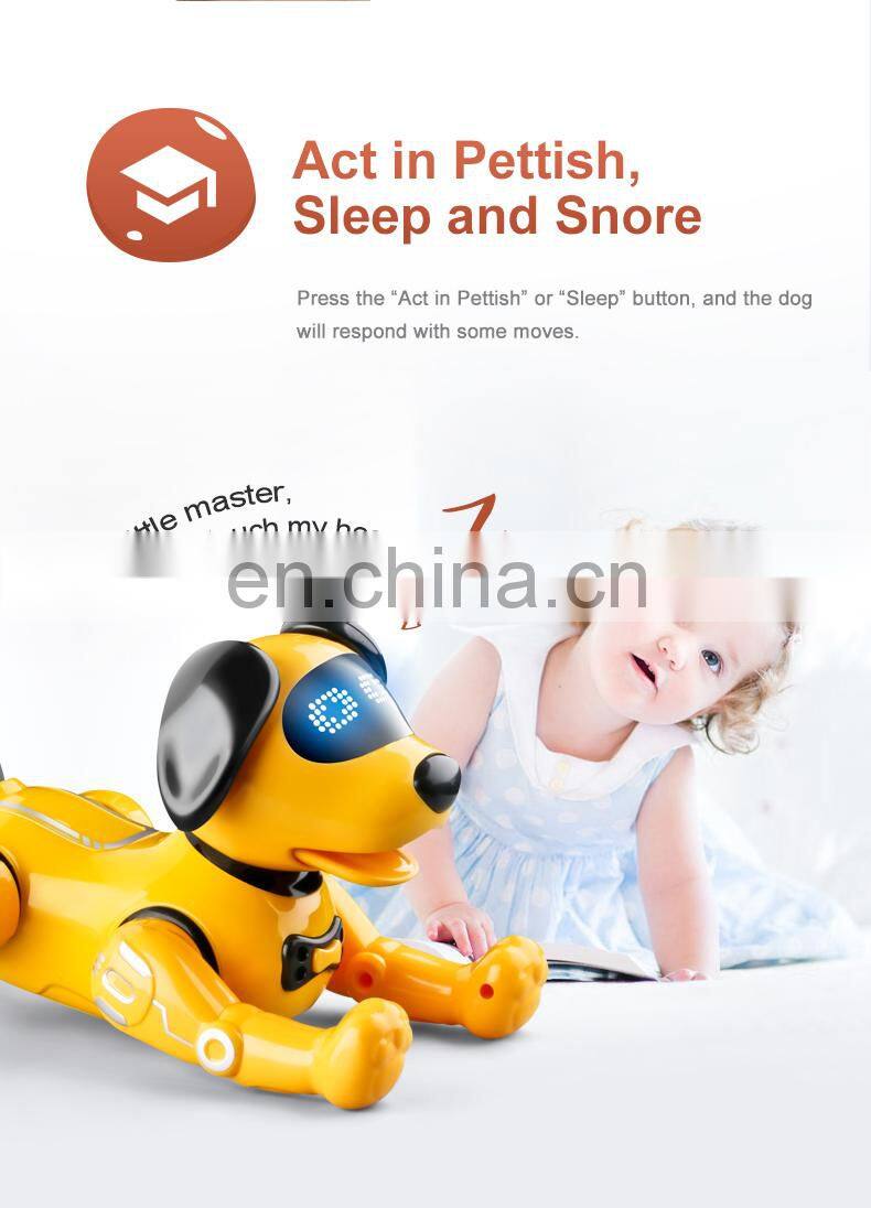 2022 New RC Robot JJRC R19 Intelligent Toy Interactive Singing Storytelling Remote Control Robot Dog Gift For Kids