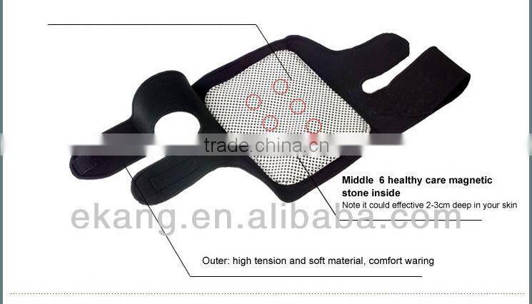 Tourmaline magnetic self-heating knee pads