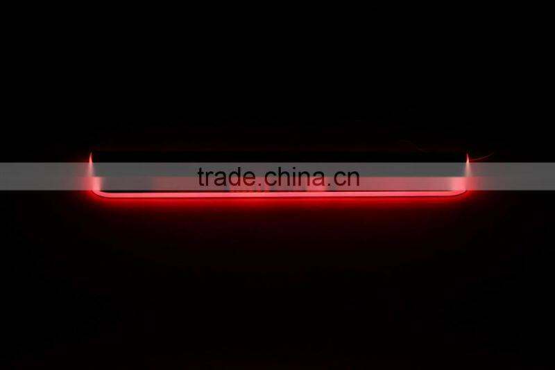 For E70 led moving flash sill scuff sill plate light new car styling door sill plate light auto spare accessory lamp