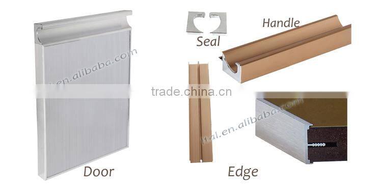 aluminium kitchen furniture modern kitchen cabinet frame,edge