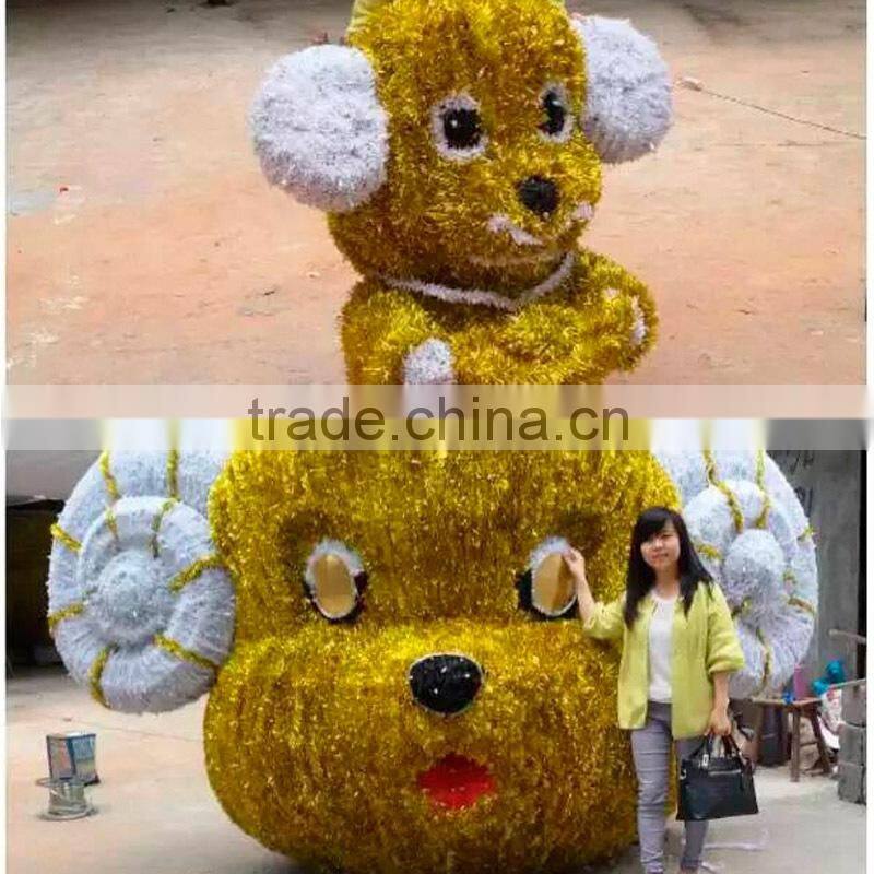 3D Motif Light Decoration Sheep motif with PVC Grass and LED light