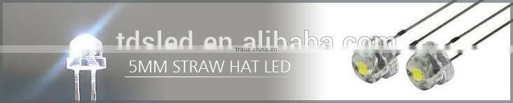 0.2W 5mm strawhat dip power led diode