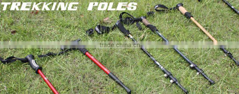 Yuetor Brand New Auto Flexible Trekking Pole Walking Stick