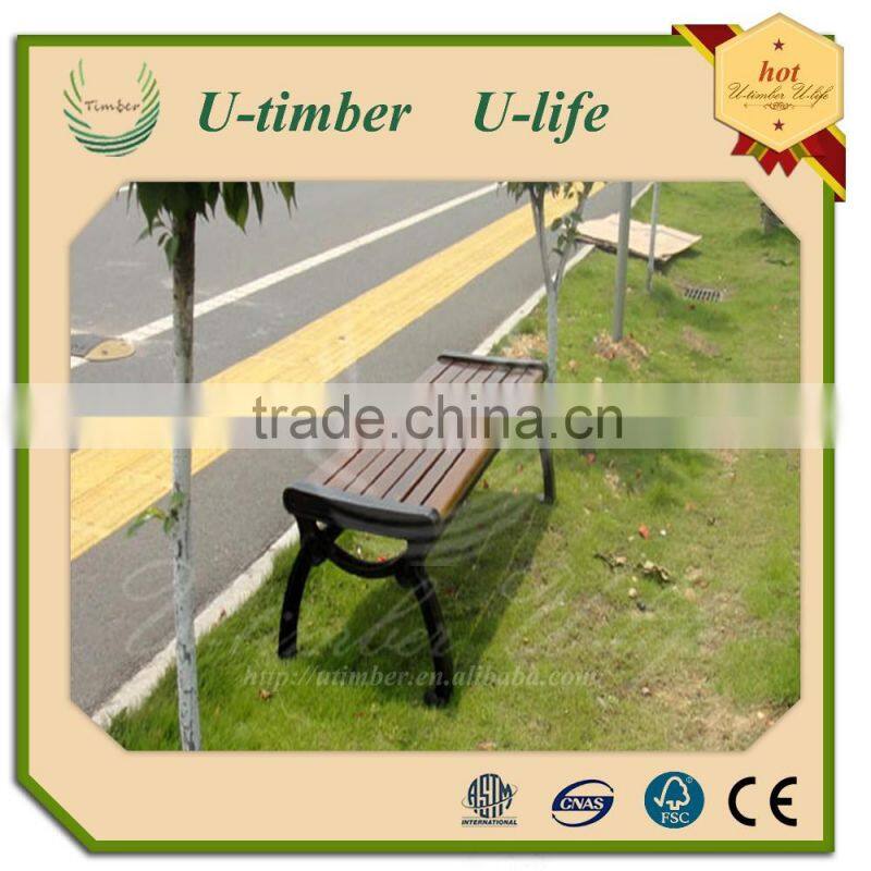 commercial hospitality supplies outdoor furniture wooden bench for park street tourist rest long wpc chairs