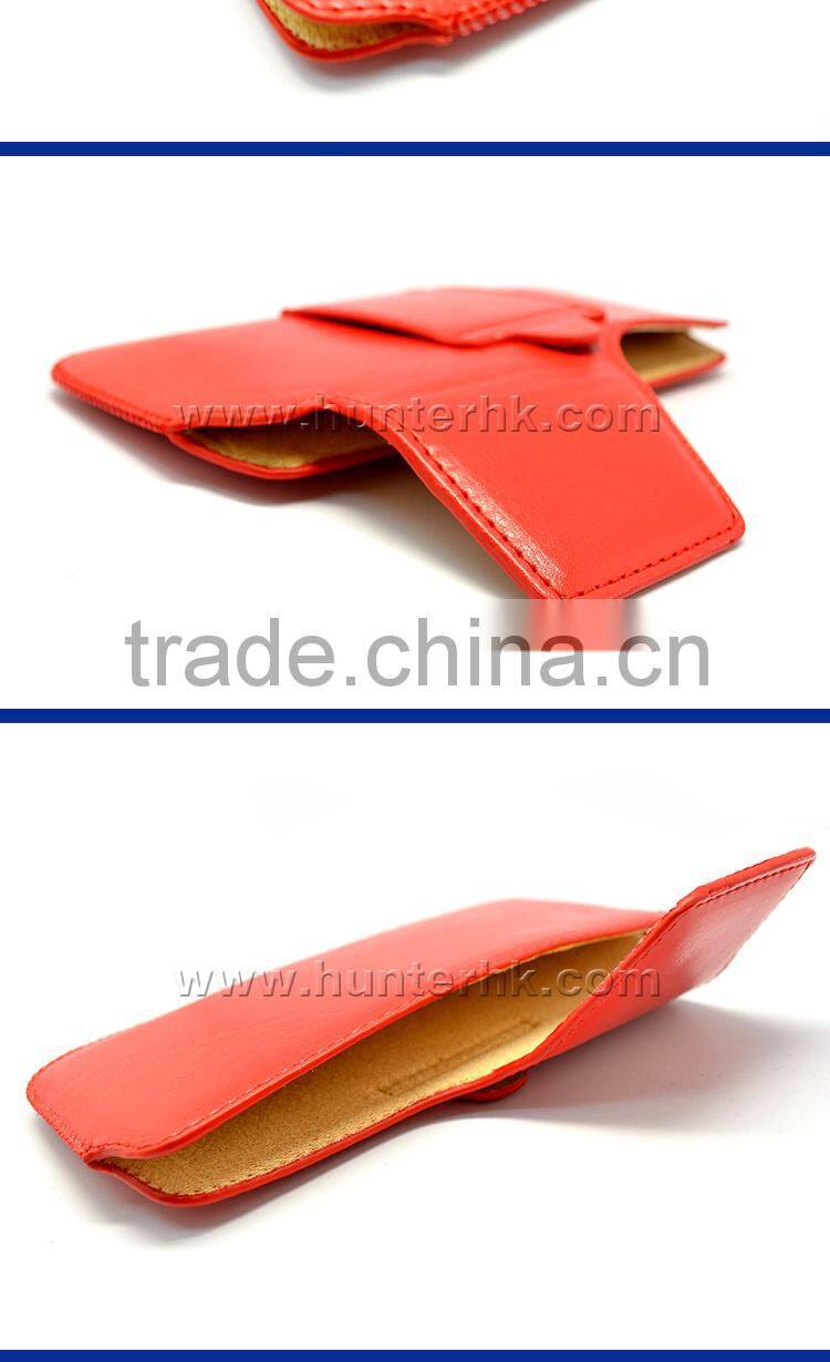 Bling Lychee Pattern Pull Up Pouch For iPhone6S