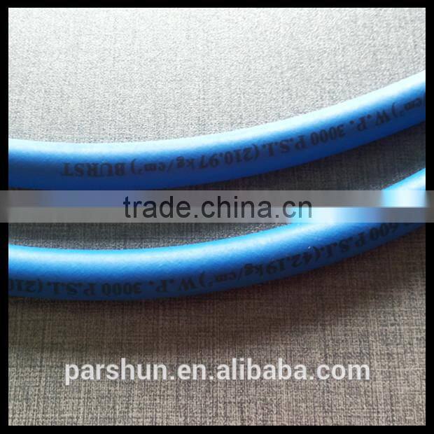 CE approved working pressure 500 psi fiber braid durable rubber R134a charging hose