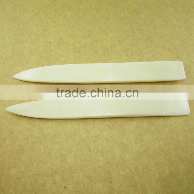 5.5 inch white bleached bookbinding tool pointed bone folder