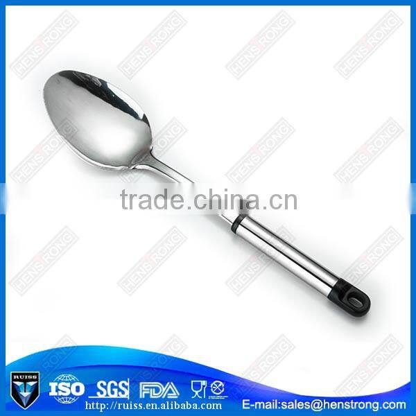 Heat resistant rubber handle rice spoon
