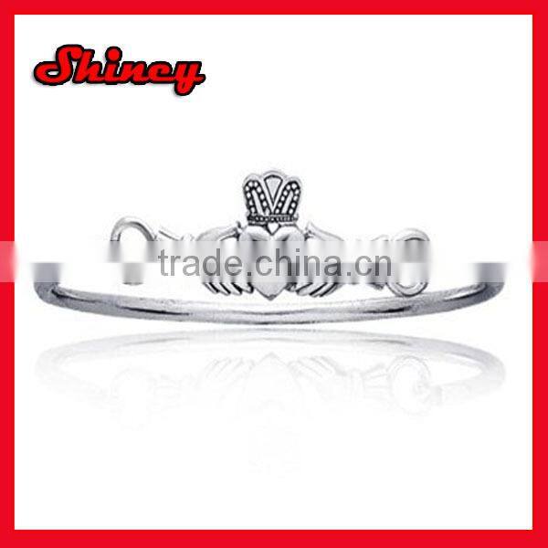 genuine gemstone turquoise paved 925 silver black hamsa hand bracelet