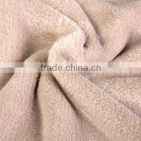 Solid color warm soft feeling home school flannel blanket