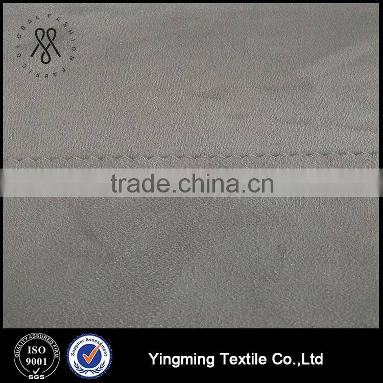 Satin Faux Suede for Garment