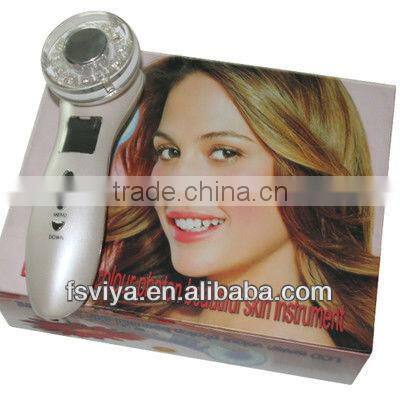 LCD 7 color photon ultrasonic beautiful skin instrument