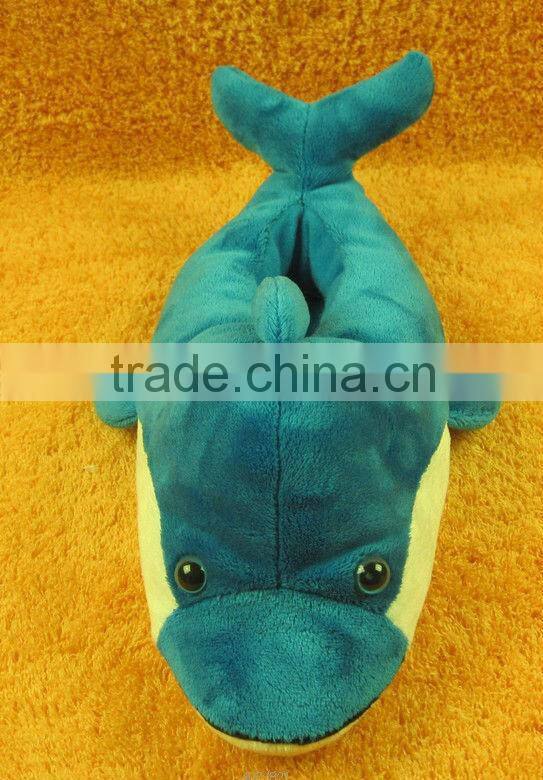 animal head slippers/plush slippers/plush fish animal toy