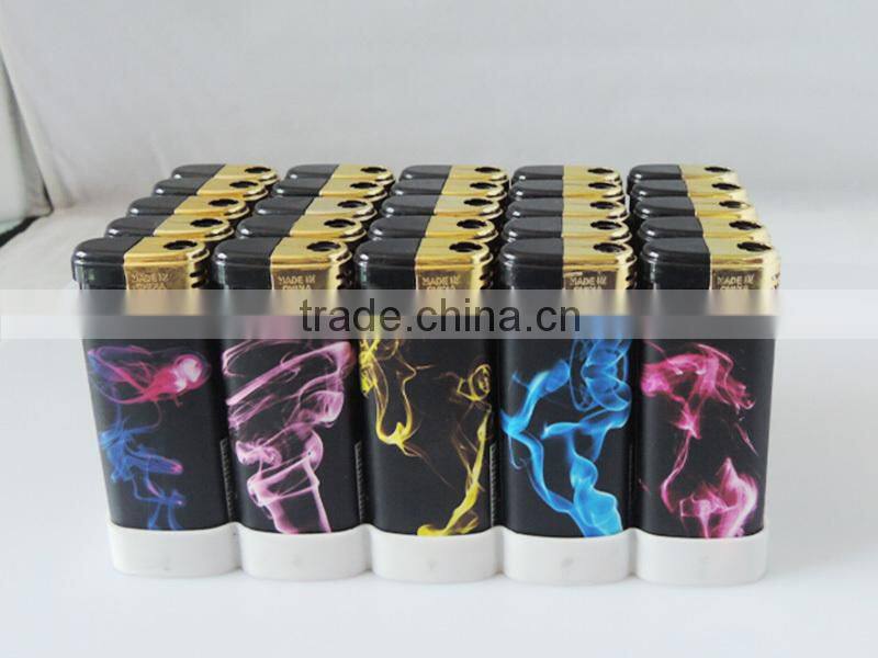 Electronic refillable plastic windproof cigarette lighter China wholesale lighter