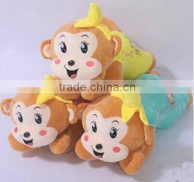 2016 HOT Monkey pillows/plush u monkey pillows/u monkey pillow/u shaped plush monkey