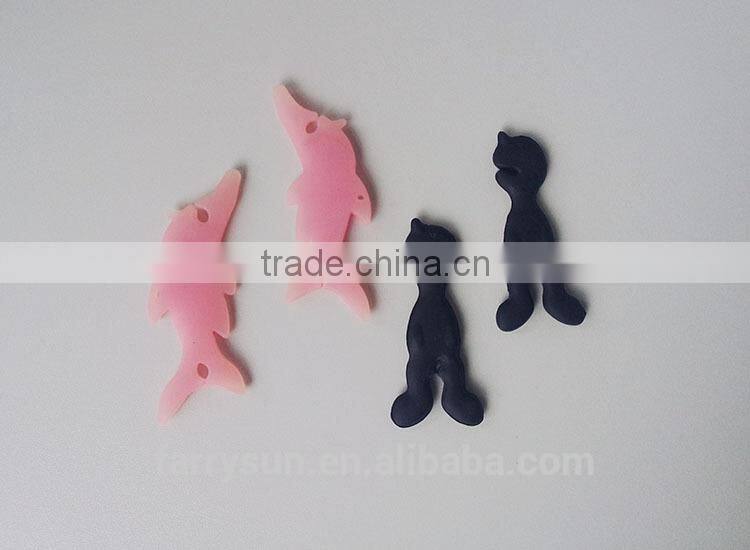 Hotsales Creative Cute mini tree sapling cable winder cord organizer silicone earphone winder