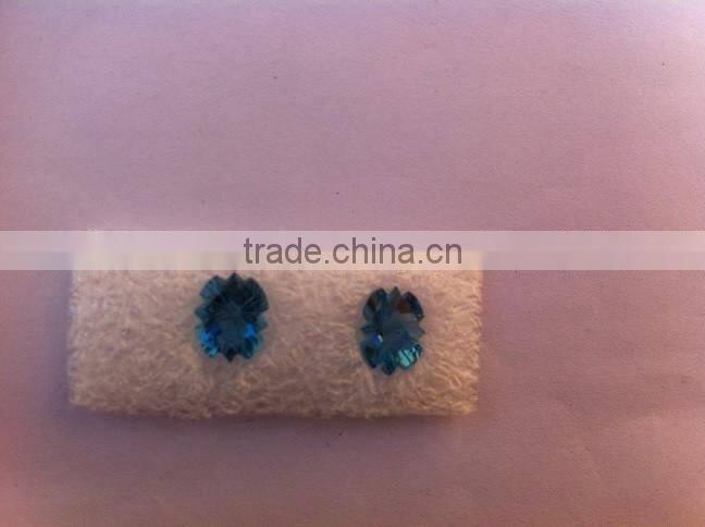 Fancy Shaped Blue Topaz Gemstone