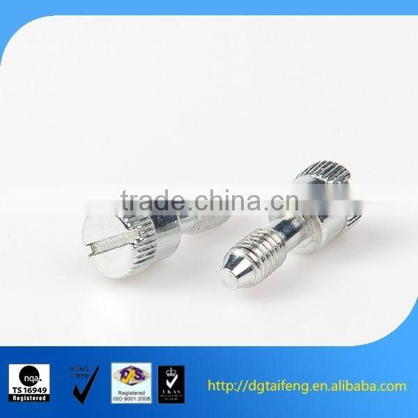 slotted panel head carbon steel captive thumb screw