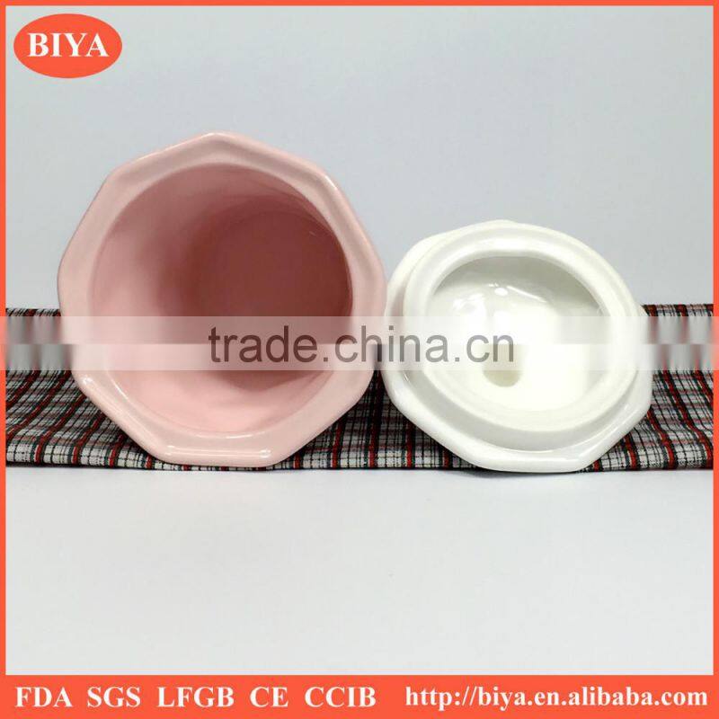 2016 sugar pot color mud soil porcelain ware tea and coffee pot & ceramic sugar pot