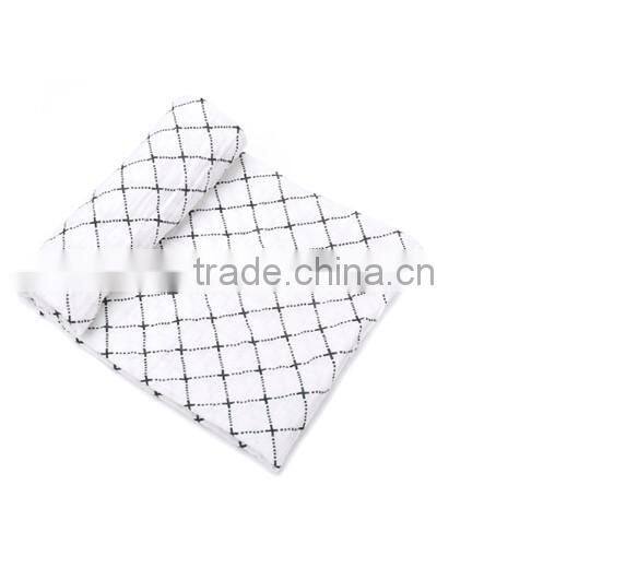 Bamboo muslin baby wrap, bamboo receiving blankets bamboo blanket with size 120x120cm