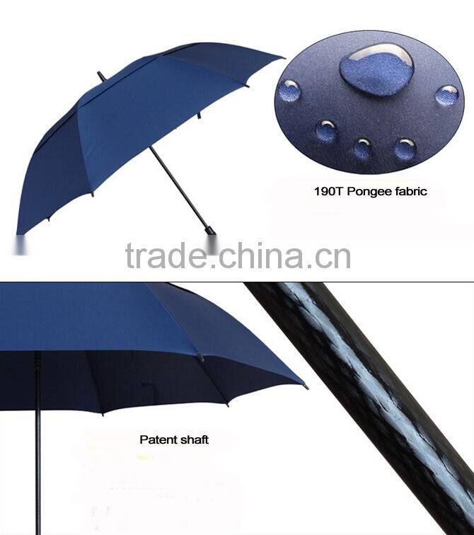 30 inch double layer automatic blue golf umbrellas