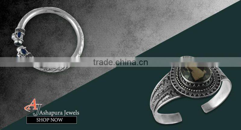 Amethyst !! Lavender Dreams Simple Kada 925 Sterling Silver Bangles, Gemstone Silver Jewellery, Handmade Silver Jewellery