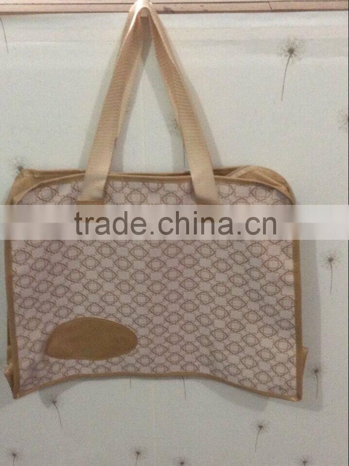 48cm x 38cm x 17cm PU lady tote bag