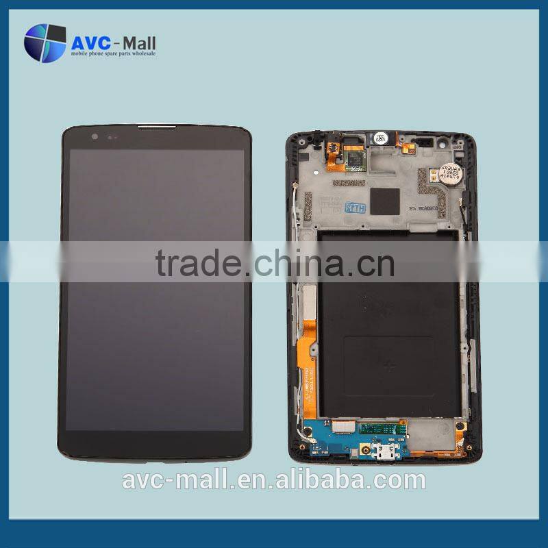 mobile phone LCD screen with digitizer assembly for LG G Vista D631 black