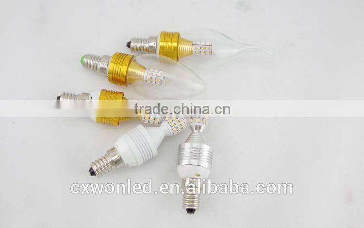 3W Led Candle Light, E14 Led Candle Light Bulb, 3W High Quality Led Candle Lightings