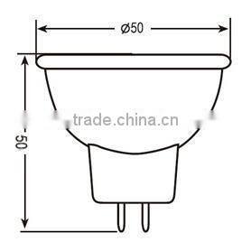 hot sale 3000K MR16 led spot light