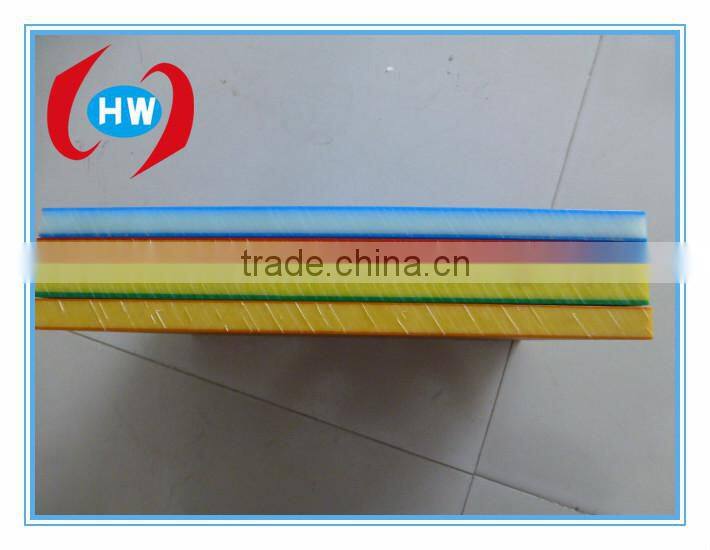 Low coefficient of friction PE 100/ Recycled Plastic Quality Products/ red HDPE sheet