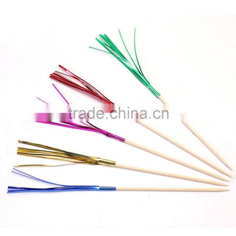 Party supplies cocktail fruit wooden decorative picks