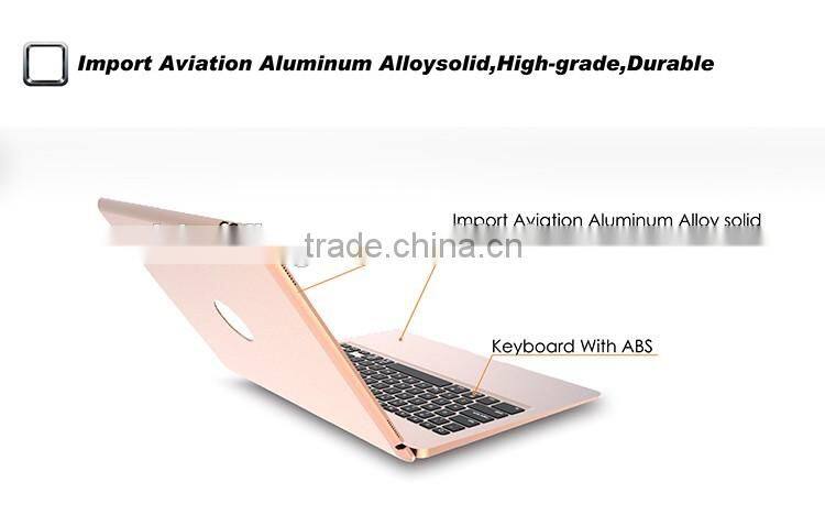 Wholesale backlit keys Bluetooth keyboard case for iPad Pro wireless clamshell Bluetooth keyboard case whosale
