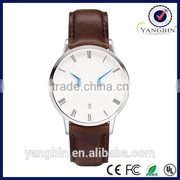 40mm stainless steel case bezel gift set transparent watch for couples