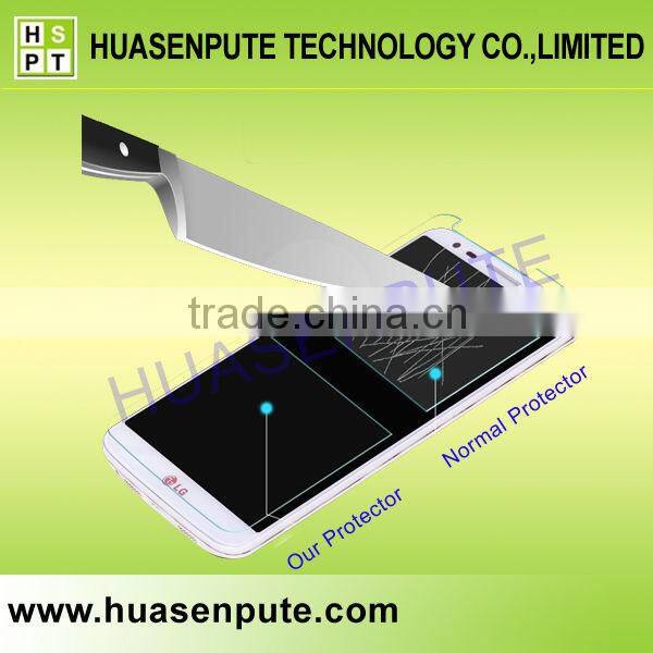 Newest ! 9H Cell Phone Tempered Glass Screen Protector For LG G2 With Full Cover Screen