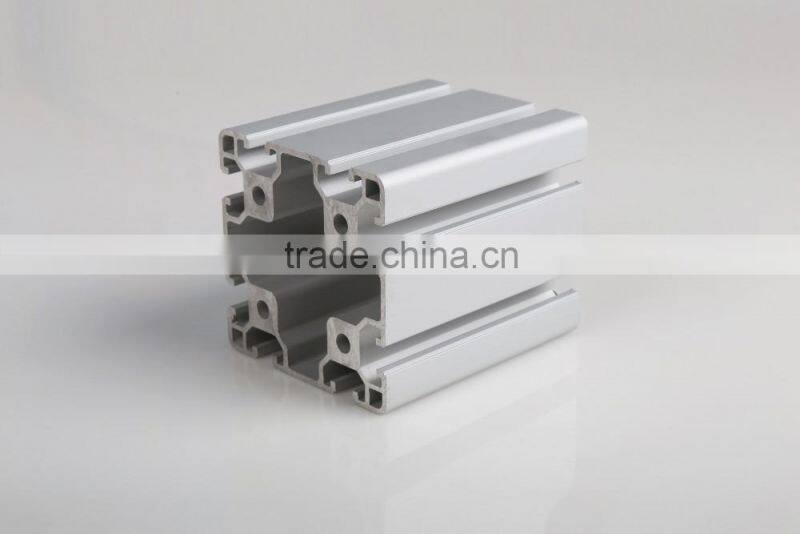 t slot with 80mm*80mm diemension