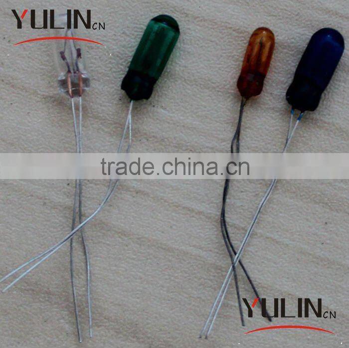 wholesale 100pcs/lot plastic 10mm 12v yellow indicator red led indicator light