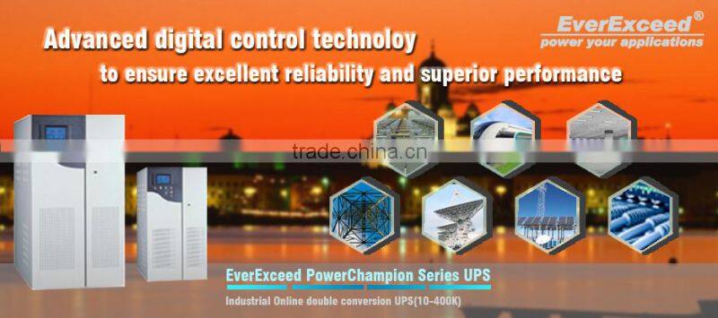 Hot!EverExceed high quality 40kva 60kva three phase online ups for Finance, Health, Transportation, Telecommunica-tions