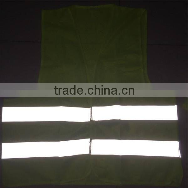 high visibility traffic safety vest fabric