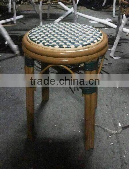 bamboo look french rattan bistro chair