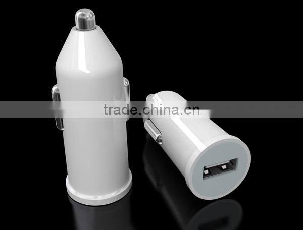 Hot Selling Universal Mobile Car Charger 1 USB with 5V 2.1A