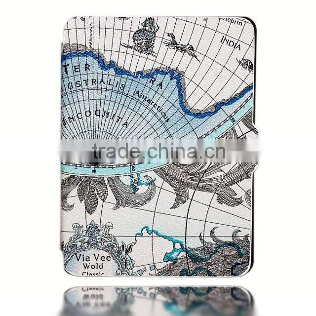 new arrival for Amazon kindle paperwhite case leather, For paperwhite leather case