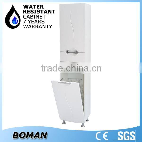 PVC MDF Material Slim Bathroom Cabinet